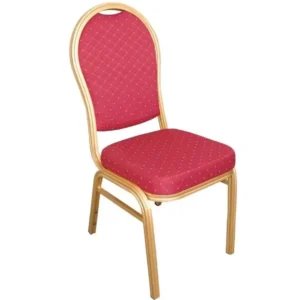 Bankettstühle Bolero mit runder Lehne, rot 4 Stück