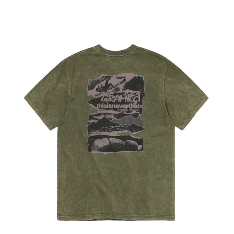 Gramicci x thisisneverthat Original Freedom Tee onmodel