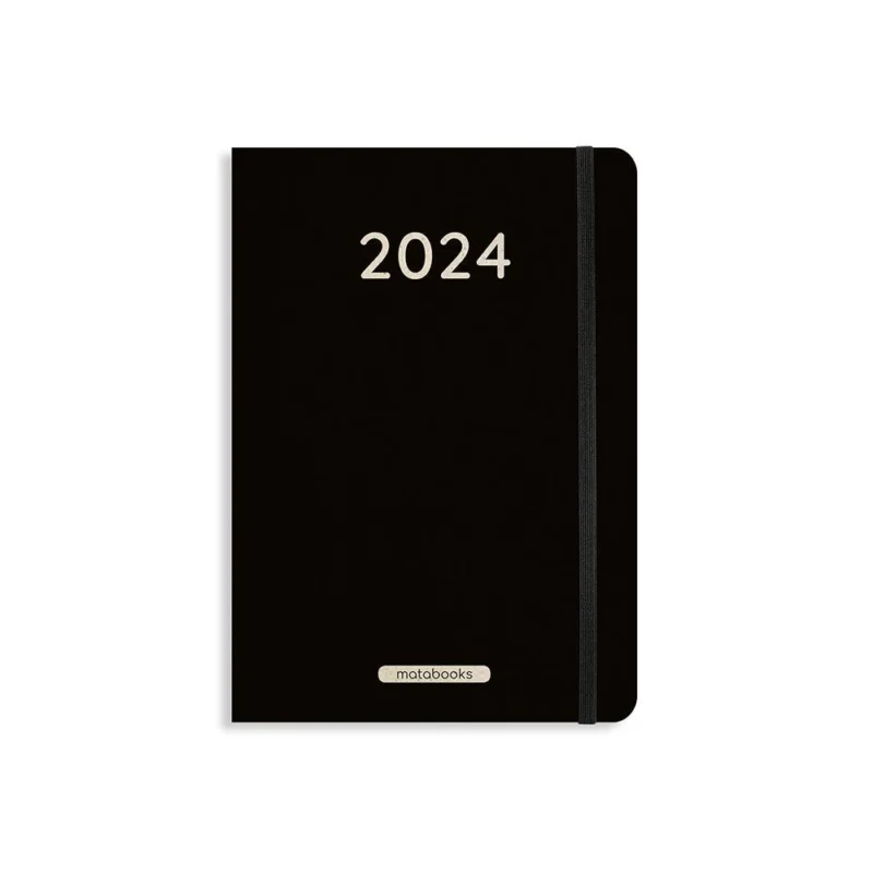 A5 Kalender Samaya 2024 “Black” Black Matabooks