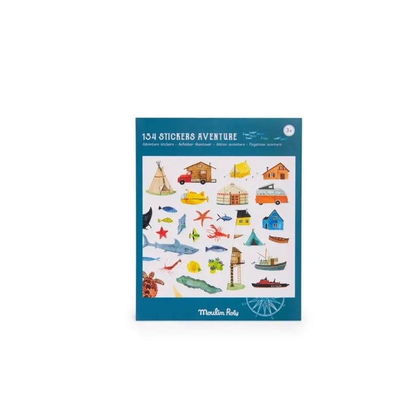 Stickerset Der Forscher von MOULIN ROTY Lavender Moulin Roty