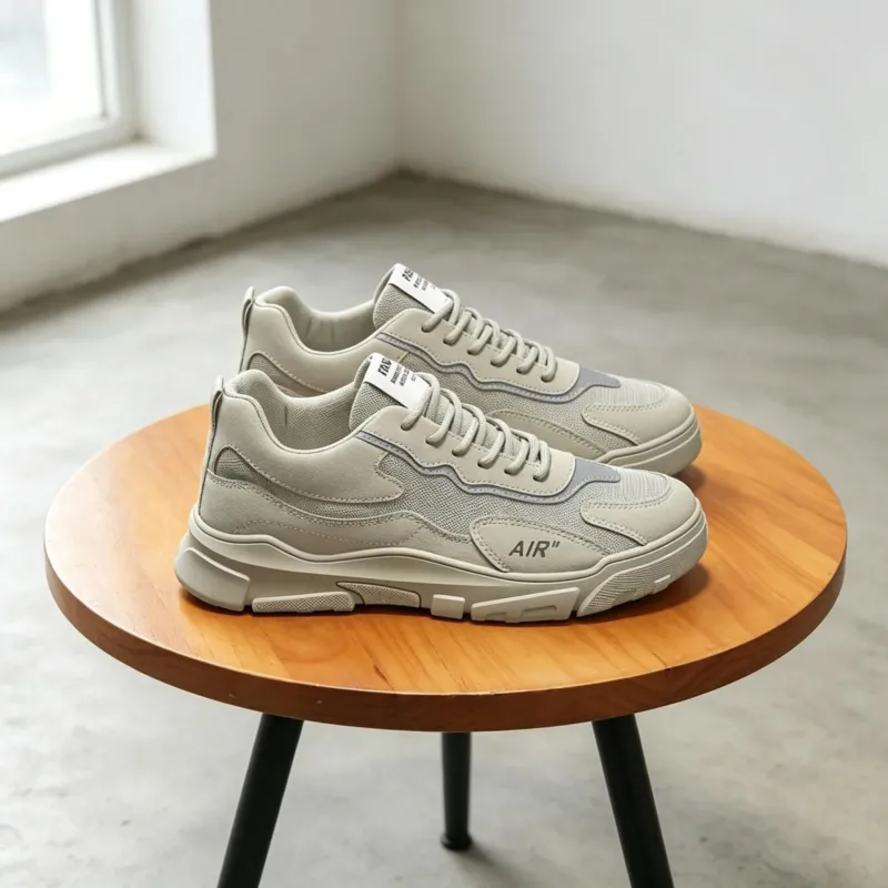 Herren Modische Sneakers mit atmungsaktiver Mesh-Oberfläche Echoarchiv