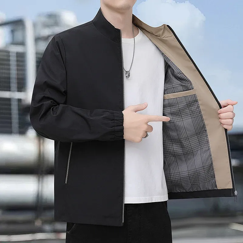 Herren Urbane Übergangsjacke mit praktischen Taschen Echo Archiv