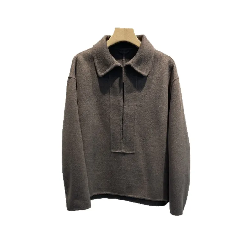 Damen Stylischer Halbzip Pullover – Mavelle
