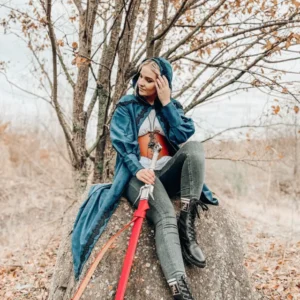 Produktbild Ciri Kostüm Mantel Damen für Witcher Fans blau