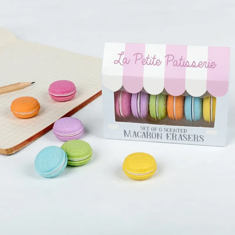 Radiergummis - 6 duftende Macaraons Sandy Brown Rex London