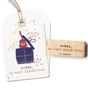 Stempel Hurra, Du hast Geburtstag White Smoke catsonappletrees
